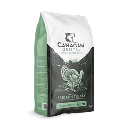 Canagan Dry Dog Food Small Breed Dental Free Run Turkey For Puppies & Adults